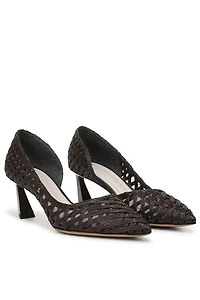 Sarto A-Tawny Ponted-Toe Heels