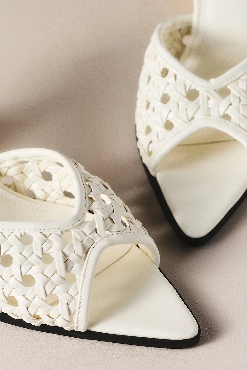 JW PEI Woven Sphere Heel Mules