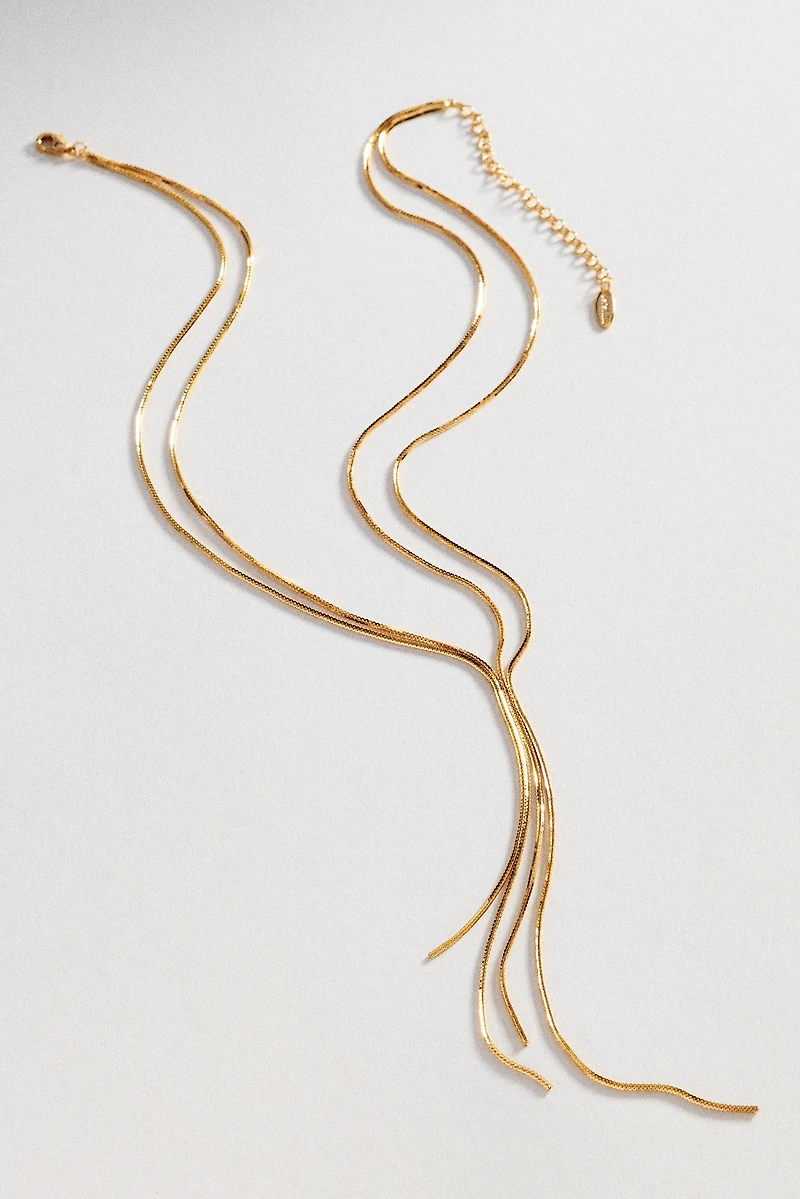 Fringe Y-Neck Necklace