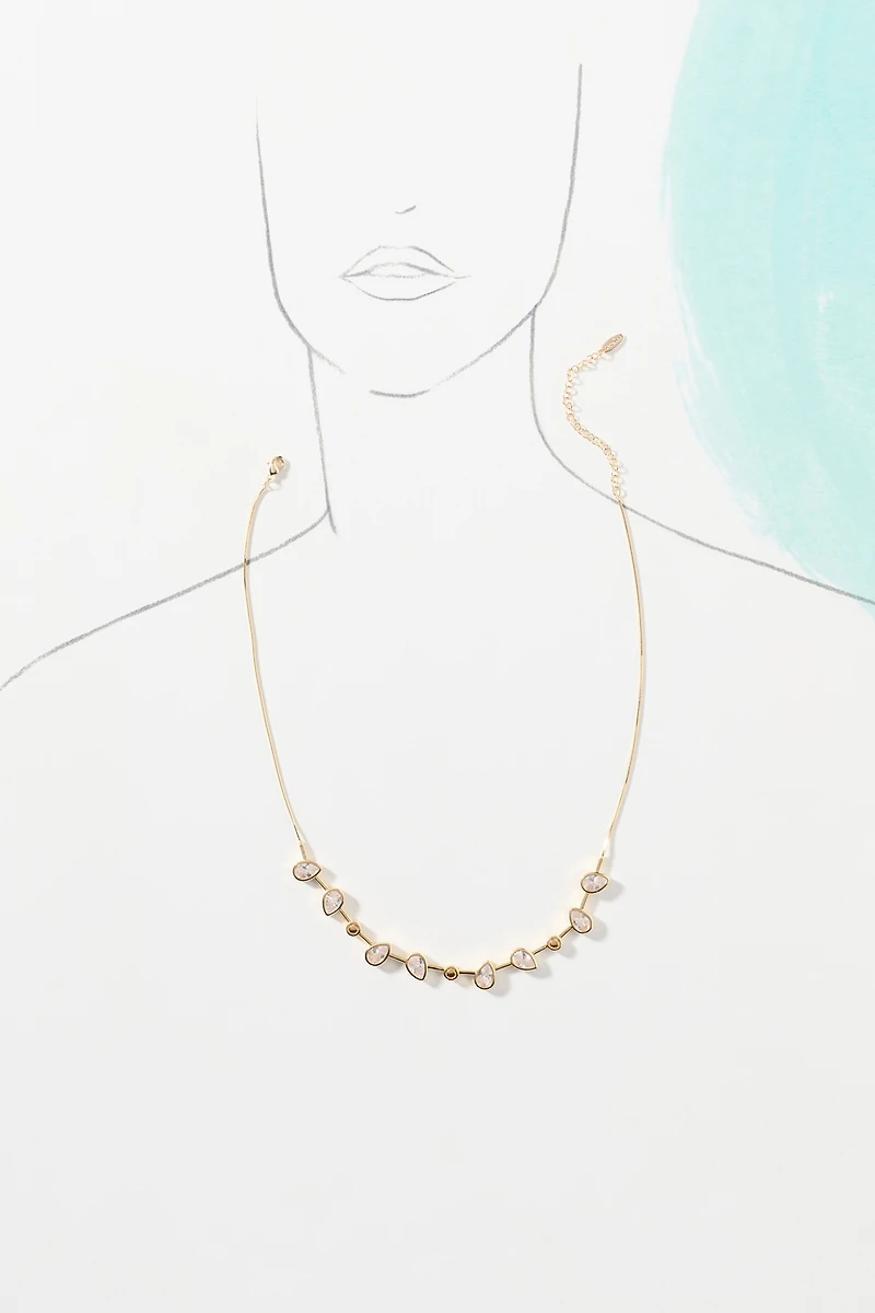 Mixed-Up Crystal Necklace