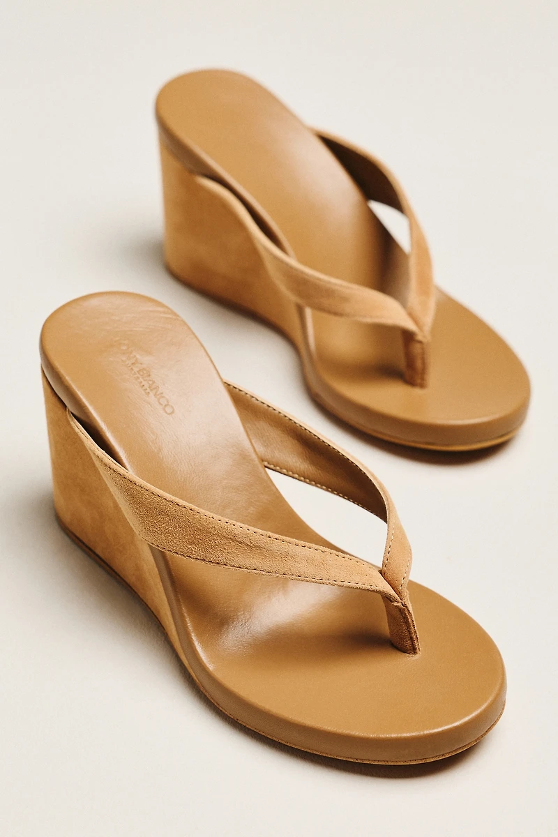 Tony Bianco Avanti Flip-Flop Wedge Sandals