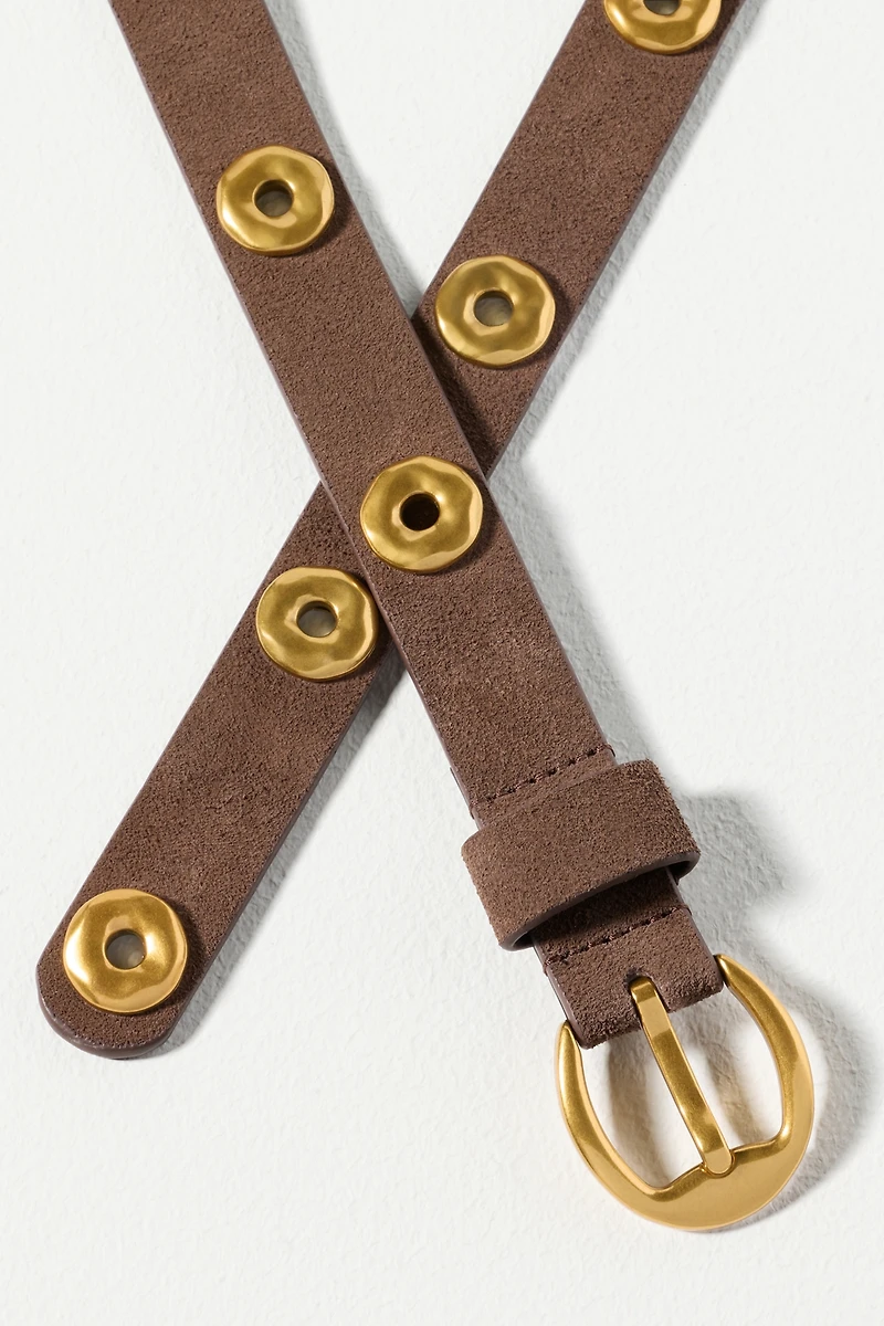 By Anthropologie Circle Studded Belt