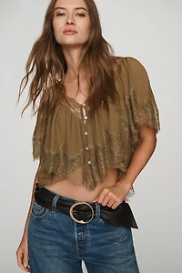 Streets Ahead Large Circle Buckle Belt