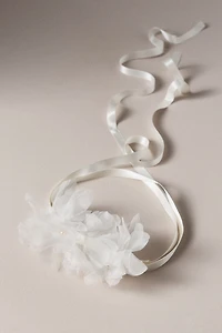 Twigs & Honey 3D Dahlia Silk Wrap Necklace