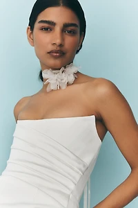 Twigs & Honey 3D Dahlia Silk Wrap Necklace