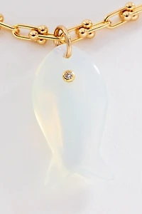 MacRae & Co. Stoney Fish Necklace