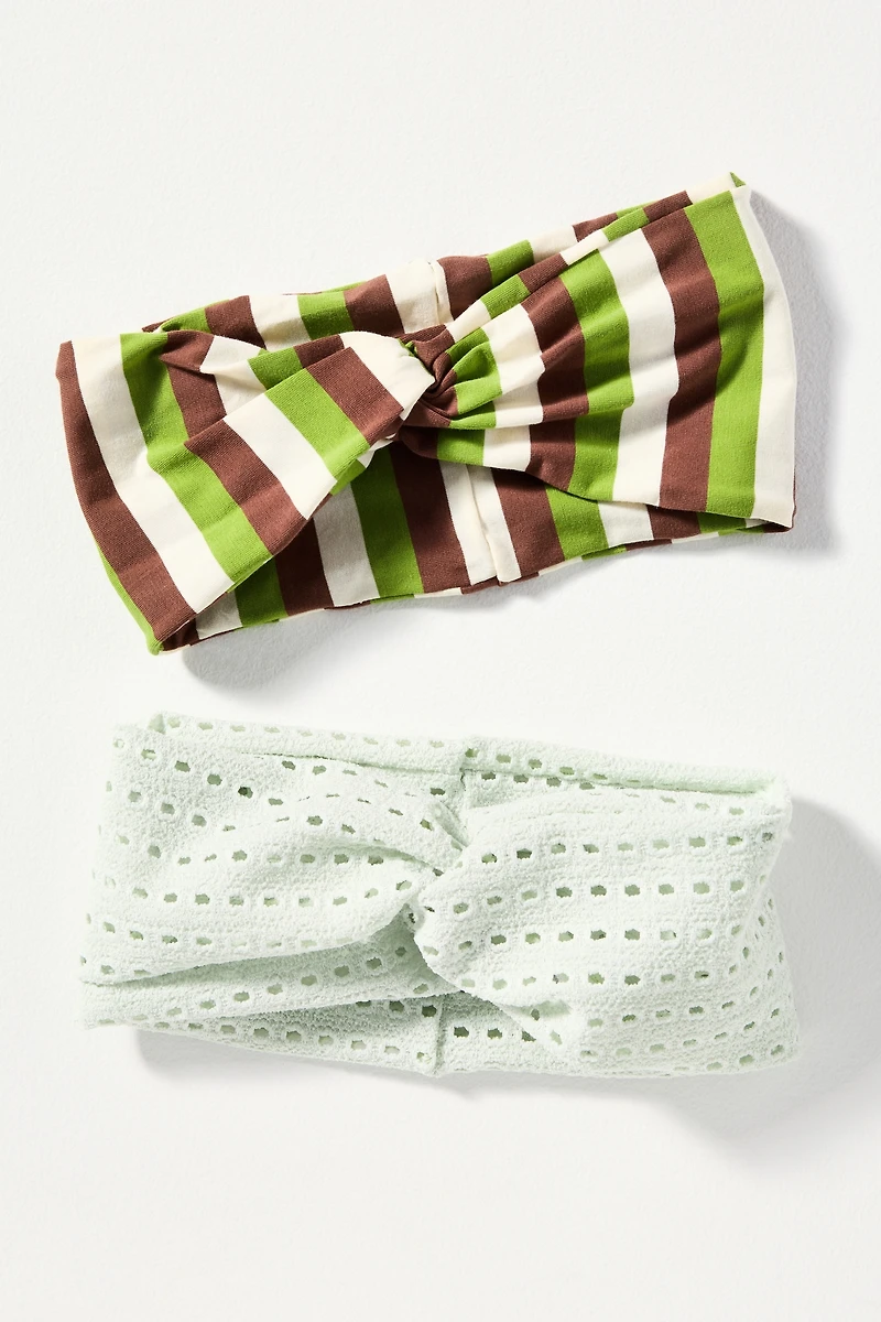 Soft Twist Headbands, Set of 2