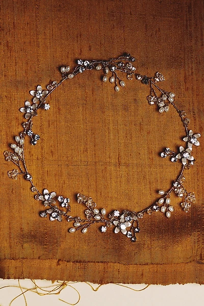 Twigs & Honey Flower Vine Pearl and Crystal Convertible Piece