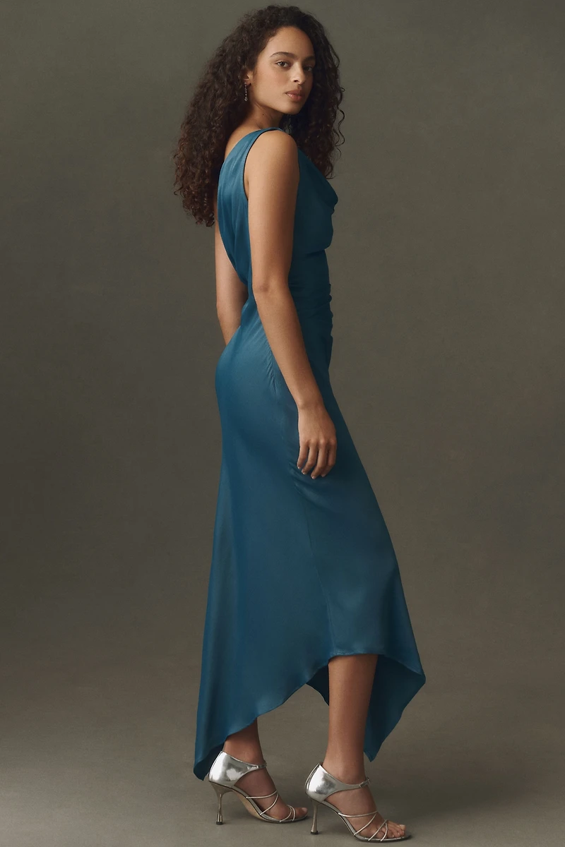 BHLDN Asymmetric Slip Dress