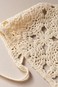 Unreal Fur Crochet Hair Scarf