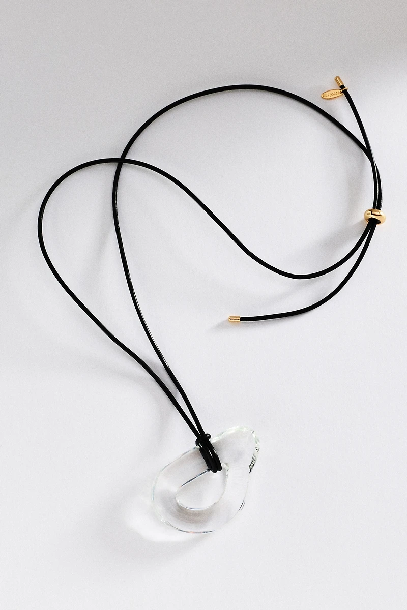 Organic Resin Necklace