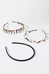 Zigzag Headbands, Set of 3