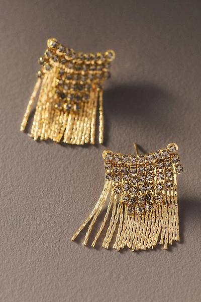 By Anthropologie Eyelash Fringe Stud Earrings