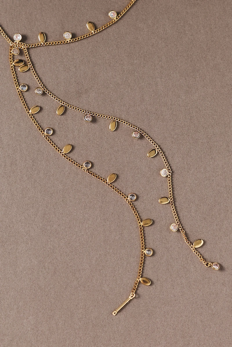 Pavé Bolo Tie Necjklace