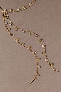 Pavé Bolo Tie Necjklace