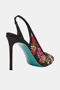 Betsey Johnson Gerri Sequin Heels
