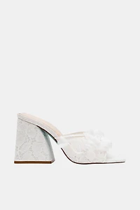 Betsey Johnson Heath Mule Heels