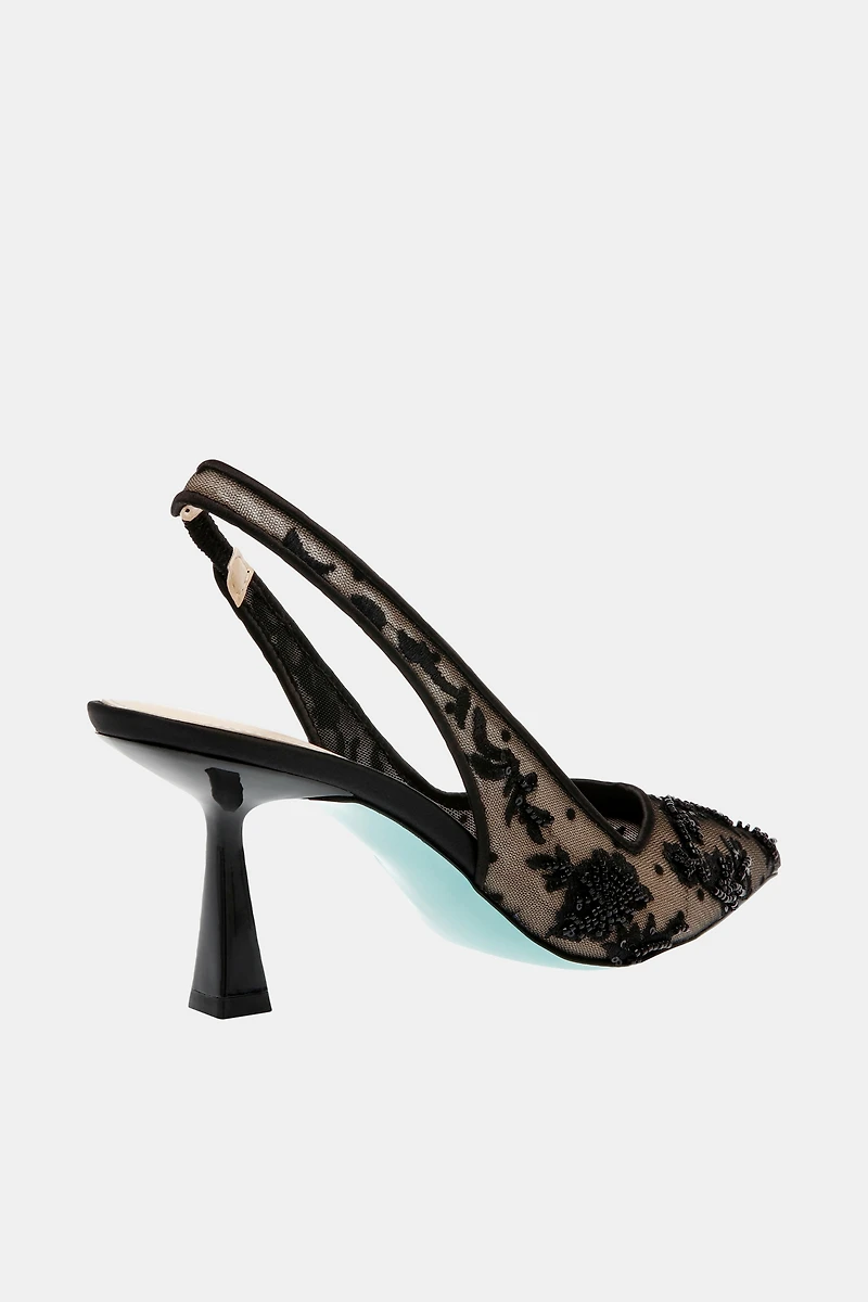 Betsey Johnson Nikki Mesh Heels