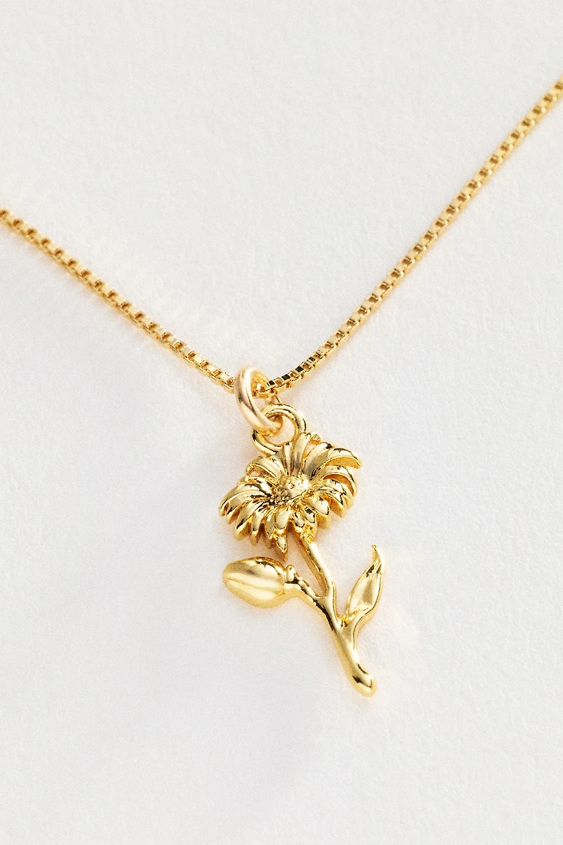 Set & Stones Elsie Birth Flower Necklace
