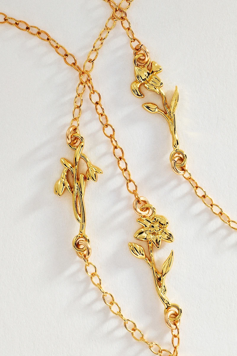Set & Stones Elsie Birth Flower Bracelet