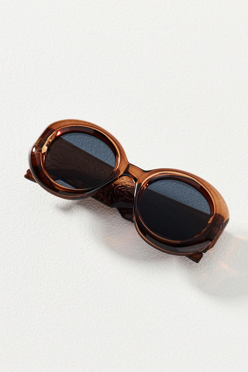 I-SEA Circle Floral Sunglasses