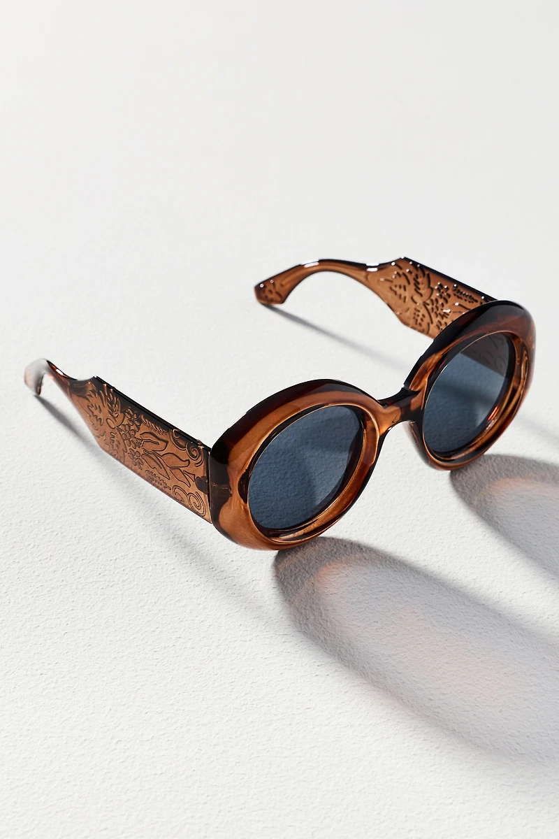 I-SEA Circle Floral Sunglasses