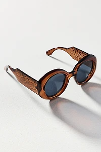 I-SEA Circle Floral Sunglasses