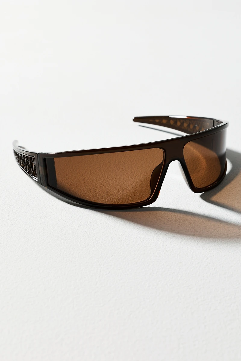 I-SEA Slim Wrapped Shield Sunglasses