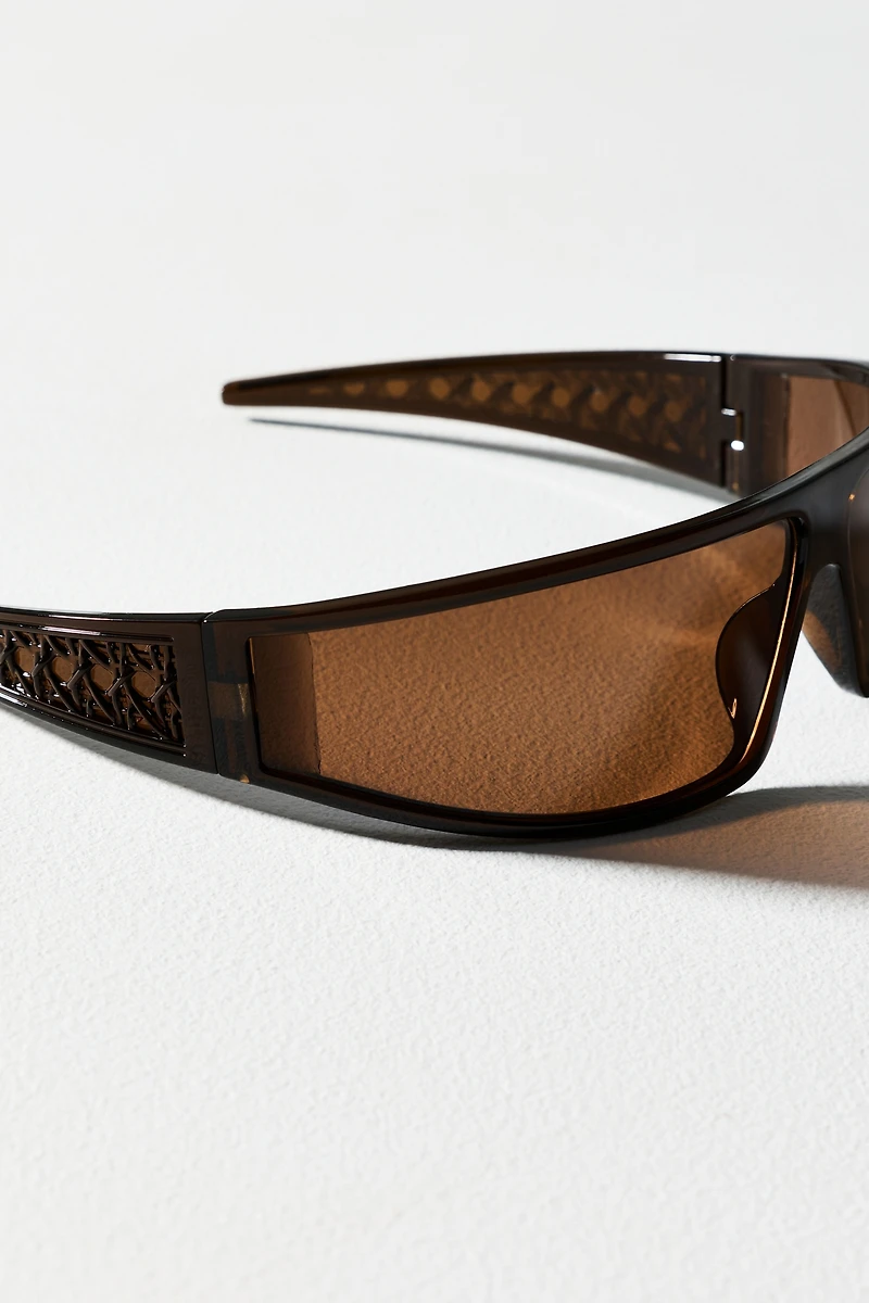 I-SEA Slim Wrapped Shield Sunglasses