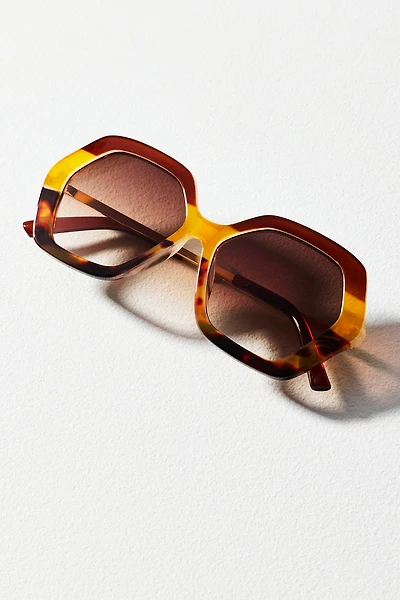 I-SEA Large Geometric Sunglasses