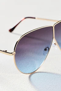 I-SEA Colorful Metal Aviator Sunglasses