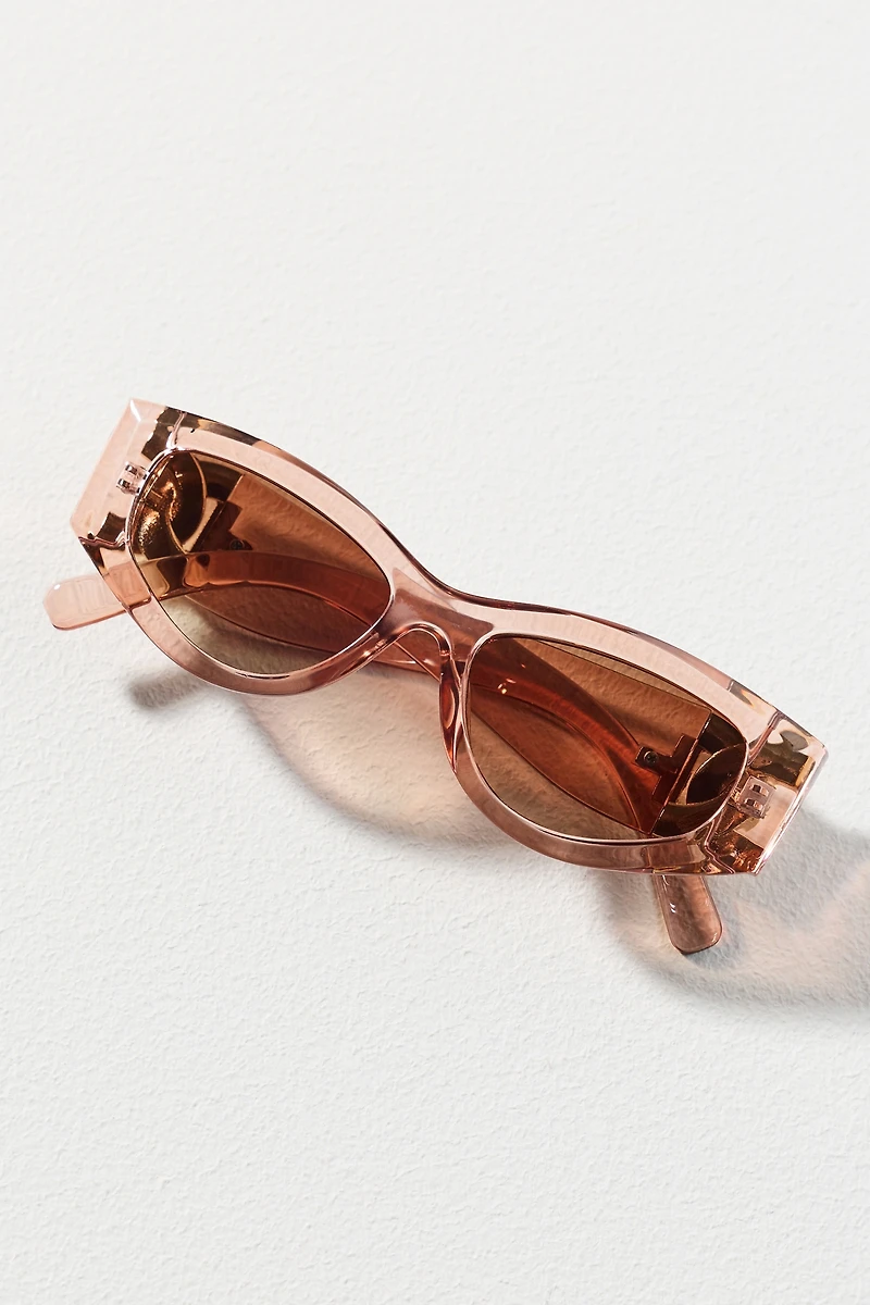 I-SEA Rectangle Jelly Translucent Sunglasses