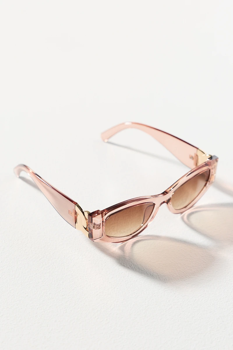 I-SEA Rectangle Jelly Translucent Sunglasses