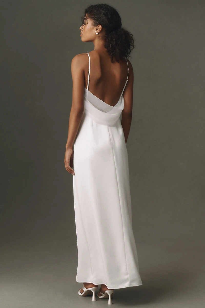 BHLDN Open-Back Slip Dress