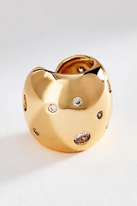 Ettika Scattered Crystal Chunky Ear Cuff
