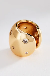 Ettika Scattered Crystal Chunky Ear Cuff