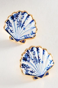 Mosaic Shell Post Earrings