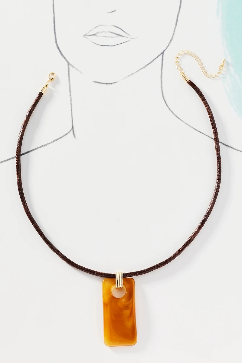 8 Other Reasons Stone Pendant Necklace