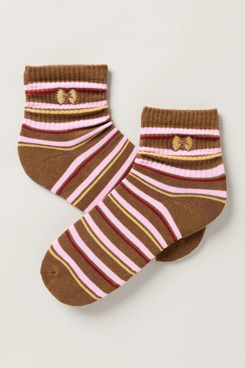 Icon Striped Ankle Socks