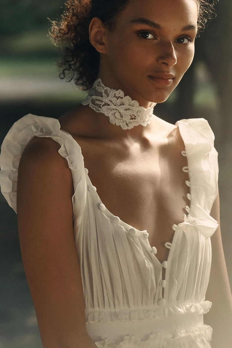V. Chapman x Kristopher Brock Andalusia 100% Cotton Mini Dress