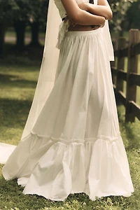 V. Chapman x Kristopher Brock San Sebastian 100% Cotton Maxi Skirt