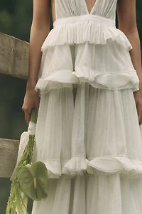 V. Chapman x Kristopher Brock Valencia Midi Dress