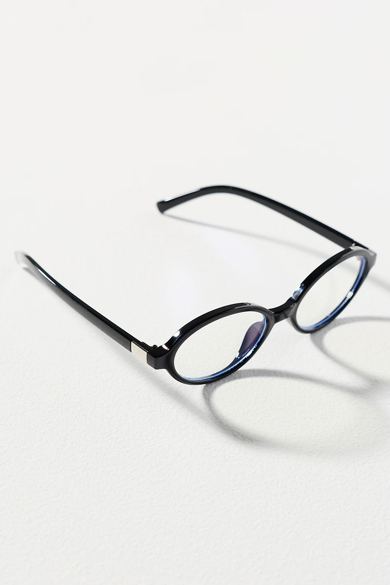 I-SEA Tortoiseshell Oval Blue Light Readers
