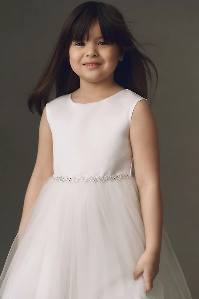 Princess Daliana Tulle Sparkle Flower Girl Dress