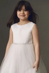 Princess Daliana Tulle Sparkle Flower Girl Dress