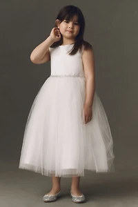 Princess Daliana Tulle Sparkle Flower Girl Dress