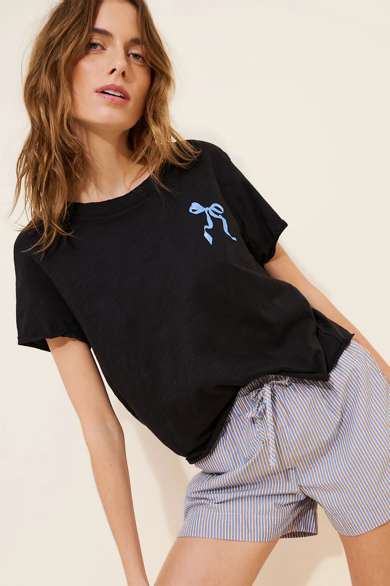Maeve Notes to Self Short-Sleeve Top