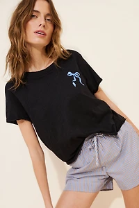 Maeve Notes to Self Short-Sleeve Top