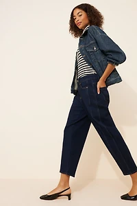 Universal Standard Dakota High-Rise Tapered Ankle Jeans