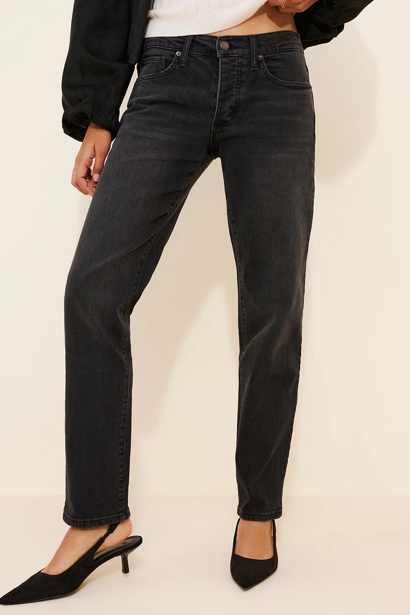 Oliver Logan Chester Low-Rise Slim Straight Jeans